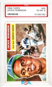 Jackie Robinson 1956 Topps #30 PSA 6