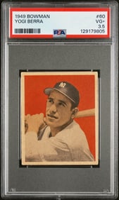 1949 BOWMAN #60 YOGI BERRA PSA 3.5
