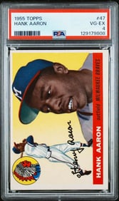 1955 TOPPS 47 HANK AARON PSA 4