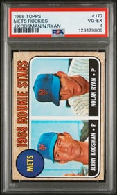 1968 TOPPS 177 METS ROOKIES J.KOOSMAN/N.RYAN