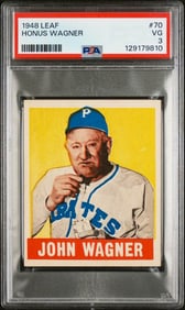1948 LEAF 70 HONUS WAGNER PSA 3