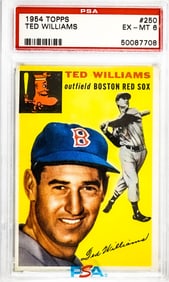 Ted Williams 1954 Topps #250 PSA 6 EX-MT