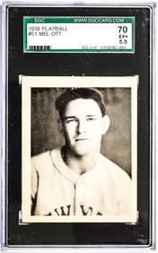 Mel Ott 1939 Playball #51 SGC 5.5