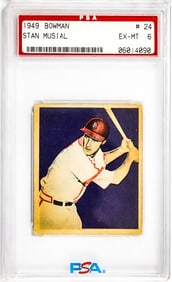 Stan Musial 1949 Bowman #24 PSA 6