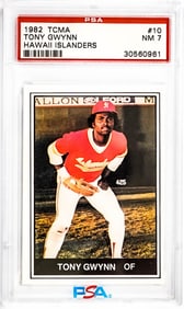 Tony Gwynn 1982 TCMA Hawaii Islanders #10 PSA 7