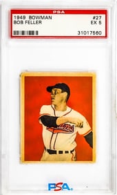 Bob Feller 1949 Bowman #27 PSA 5