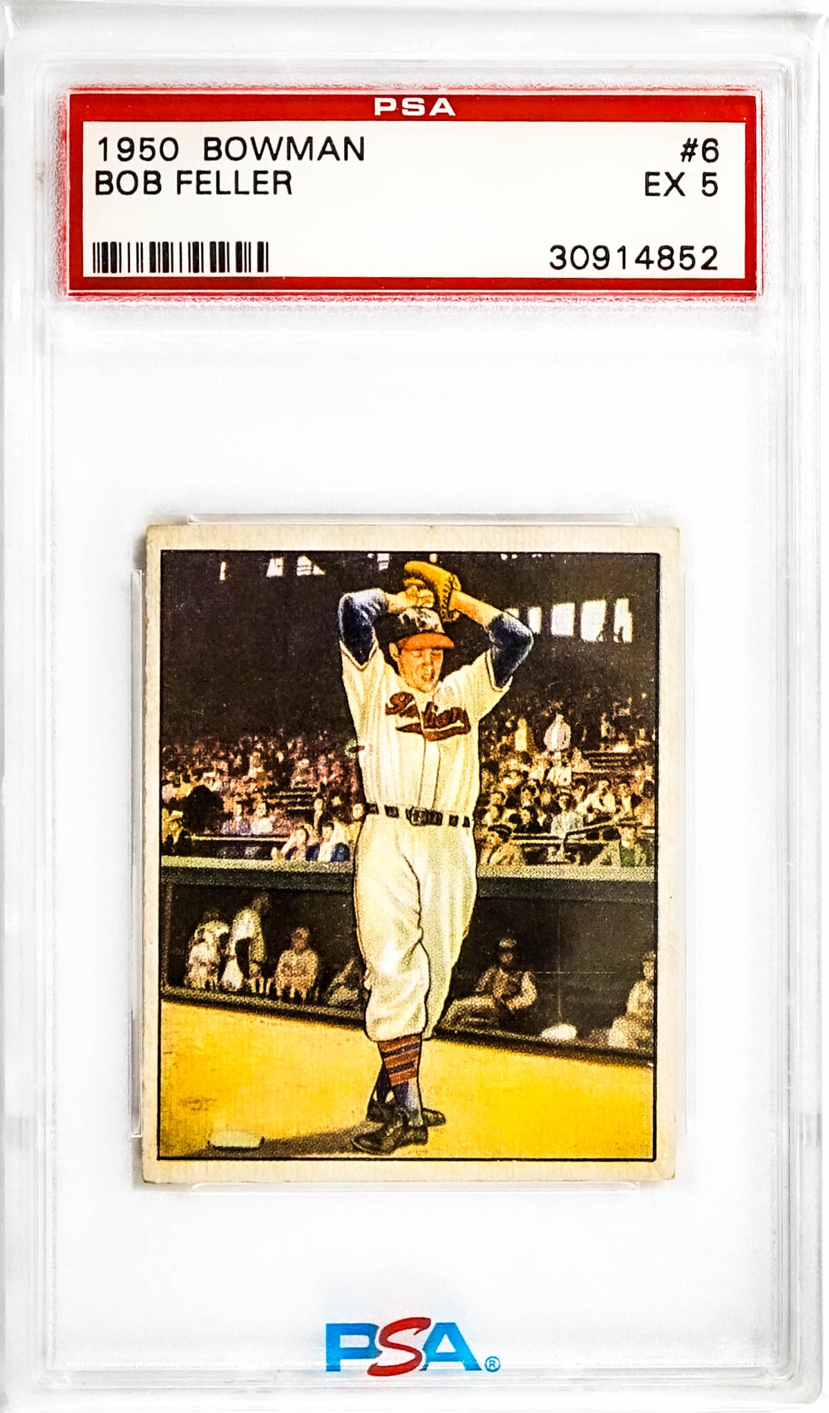 Bob Feller 1950 Bowman #6 PSA 5 (1 of 2)