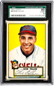 Bob Feller 1952 Topps #88 PSA 6