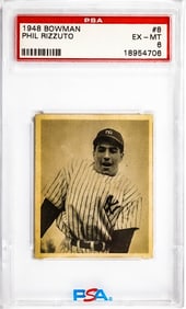 Phil Rizzuto 1948 Bowman #8 PSA 6