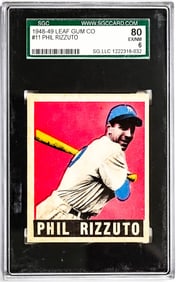 Phil Rizzuto 1948 Leaf #11 SGC 6