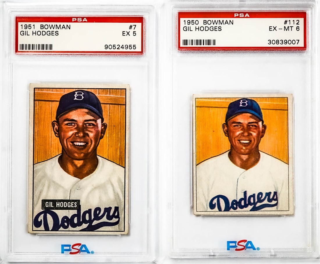 Gil Hodges PSA Graded Baseball Cards (2) (1 of 5)