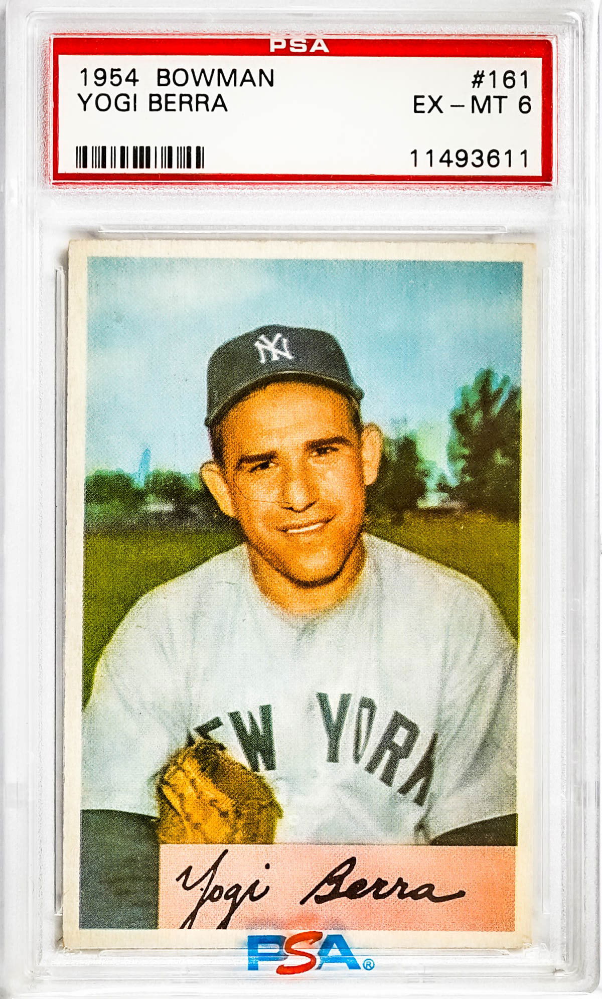 Yogi Berra 1954 Bowman #161 PSA 6 (1 of 2)