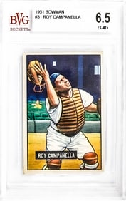 Roy Campanella 1951 Bowman #31 BVG 6.5