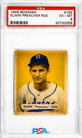 Schoolboy Roe 1949 Bowman #162 PSA 6