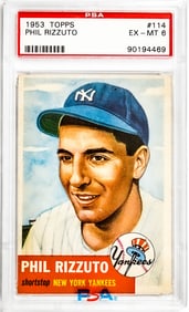 Phil Rizzuto 1953 Topps #114 PSA 6