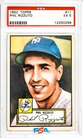 Phil Rizzuto 1952 Topps #11 PSA 5