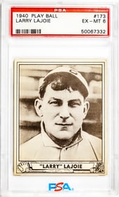Larry Lajoie 1940 Play Ball #173 PSA 6