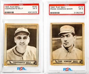 Highpockets Kelly & Homerun Baker 1940 Play Ball