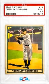 Charley Gehringer 1941 Play Ball #19 PSA 6