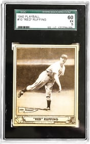 Red Ruffing 1940 Play Ball #10 PSA 5