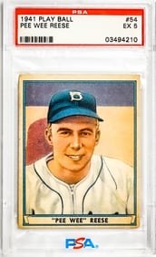 Pee Wee Rese 1941 Play Ball #54 PSA 5