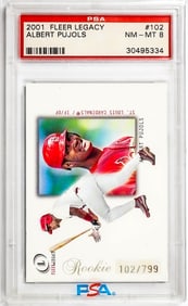 Albert Pujols 2001 Fleer Legacy #102/799
