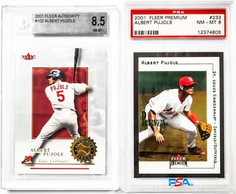 Albert Pujols 2001 Rookie Cards (2)