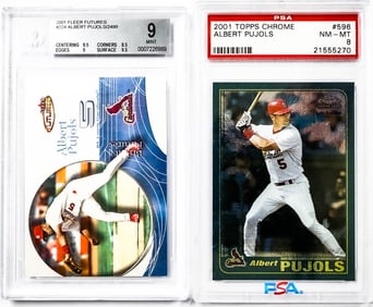 Albert Pujols 2001 Rookie Cards (2)