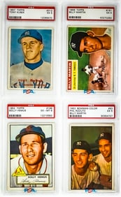 Tony Kubek & Solly Hemus + Billy Martin (4 Cards)