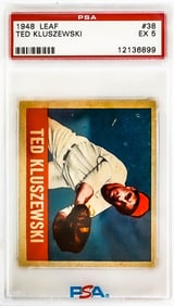 Ted Kluszewski (RC) 1948 Leaf #38 PSA 5