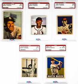Marty Marion 1948-1953 Graded Baseball Cards