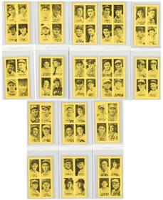 (16) 1977 Jim Rowe 4-on-1 Exhibits