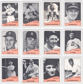 1979 TCMA All Time Detroit Tigers Complete Set 12