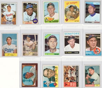Gil Hodges Vintage Baseball Cards (14)