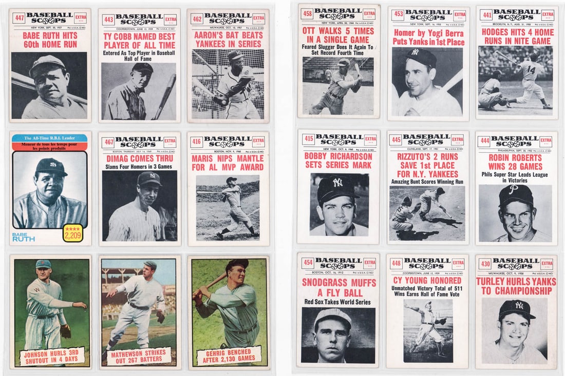 Babe Ruth, Baseball Scoops, Topps (18) (1 of 5)
