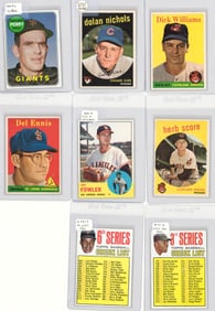 Vintage Topps BB Variations, Yellow Letters etc.