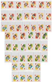 (47) 1951 Topps Blue Backs