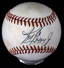 Ken Griffey, Jr. Single Signed Baseball BAS