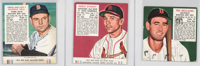 1953 Red Man Williams, Kell, Stanky