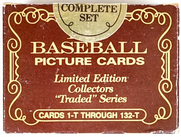 1986 Topps Tiffany Traded Baseball Factory-Sealed