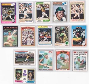 Reggie Jackson O-Pee-Chee Baseball Cards (15)