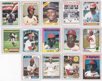 Lou Brock Vintage O-Pee-Chee Baseball Cards (14)