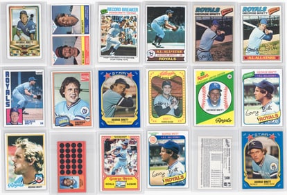 George Brett Vintage Baseball Cards (18)