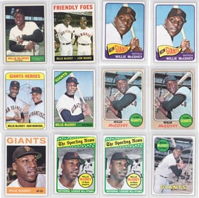Willie McCovey 1960's Baseball Cards (12)