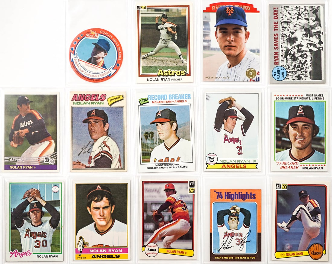Nolan Ryan Vintage Baseball Cards (14) (1 of 5)