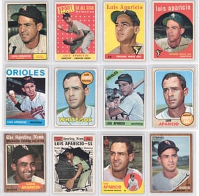 Luis Aparicio Vintage Baseball Cards (12)