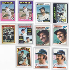Thurman Munson Vintage Baseball Cards (11)