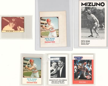 Pete Rose Baseball Cards & Collectibles