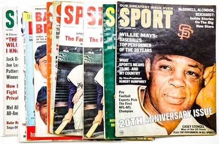 Willie Mays Vintage Magazines & Publications (10)