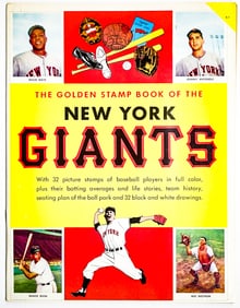 New York Giants Stamp Book Unused